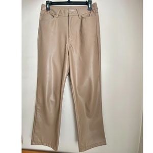 Vegan leather pants